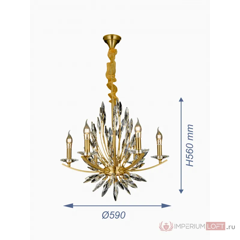 Подвесная люстра VER-95488-6 от ImperiumLoft