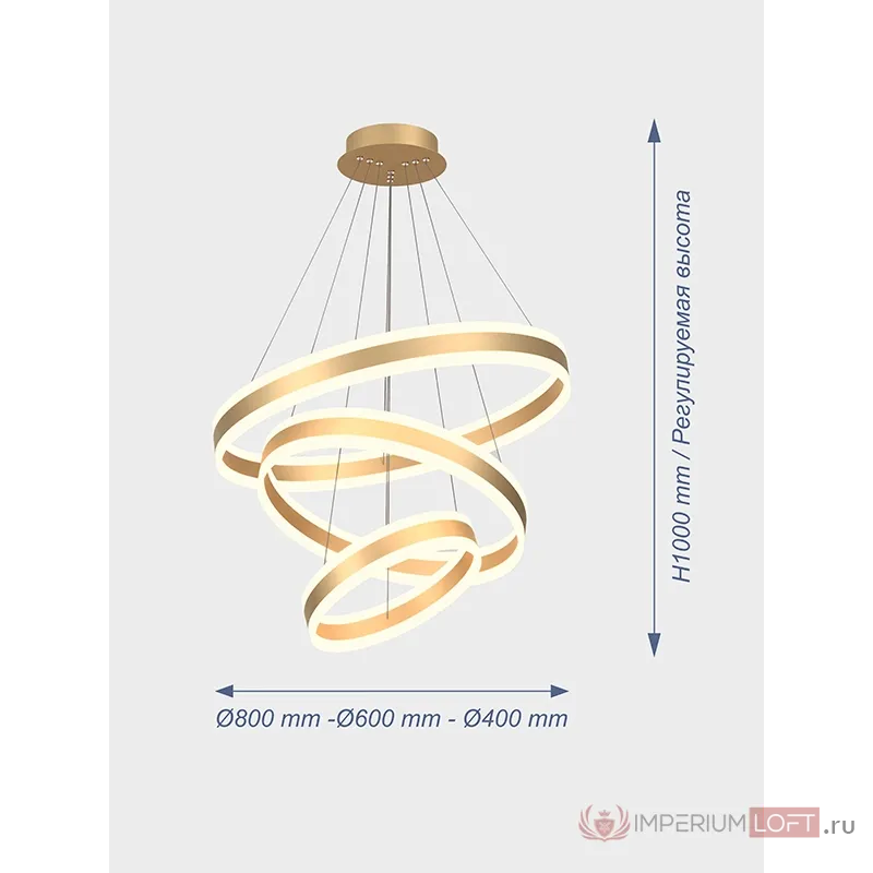 Светильник подвесной VER-9909/3 от ImperiumLoft