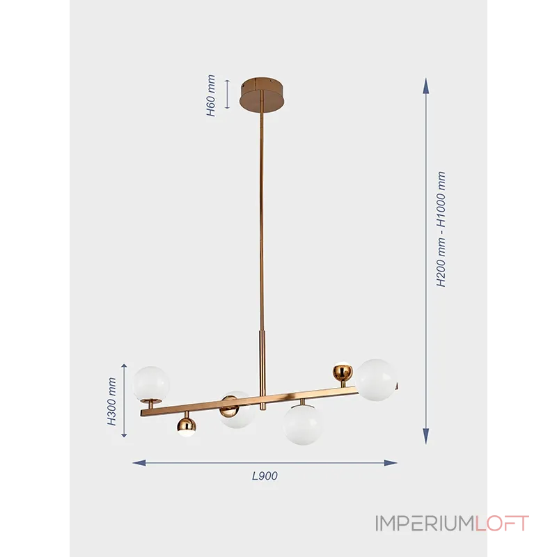 Подвесная люстра VER-7252/800L