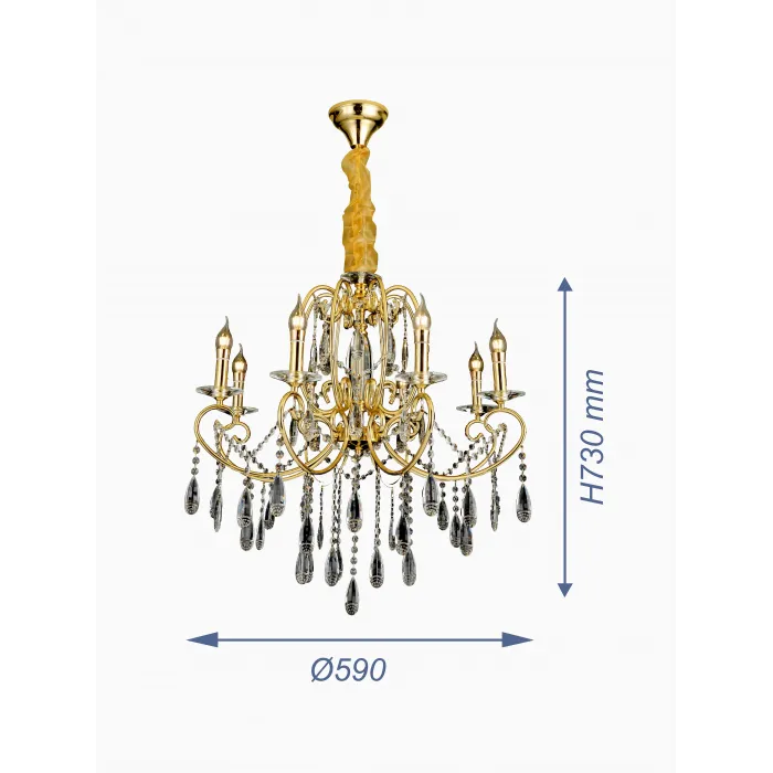 Подвесная люстра VER-95200-6 от ImperiumLoft