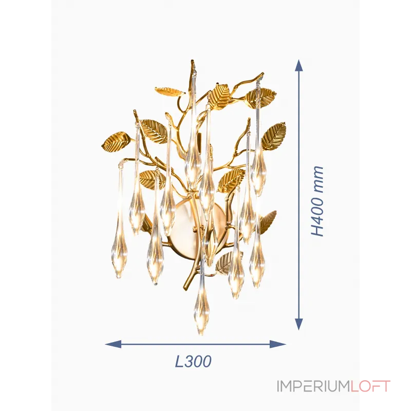 Бра (настенный светильник) VER-856-WL-3 от ImperiumLoft Бра (настенный светильник) VER-856-WL-3 от ImperiumLoft