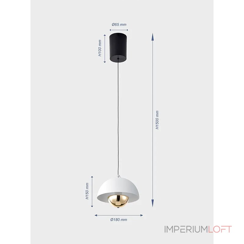 Подвесной светильник VER-D035-1WH Подвесной светильник VER-D035-1WH