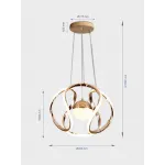Подвесная люстра VER-5379GD от ImperiumLoft