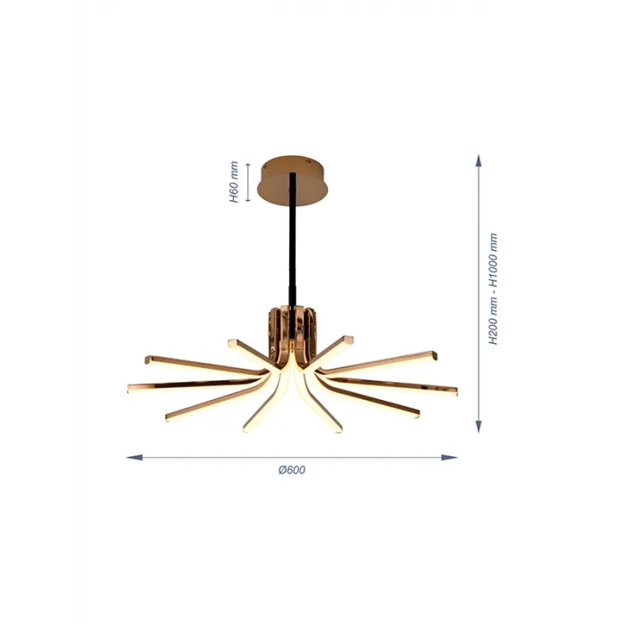 Светильник подвесной VER-7719/600 от ImperiumLoft