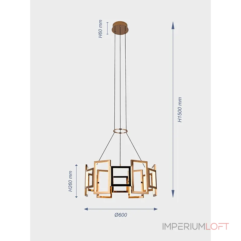 Подвесная люстра VER-7256/6 Подвесная люстра VER-7256/6