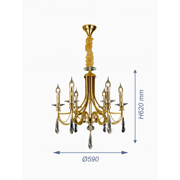 Подвесная люстра VER-95195-6 от ImperiumLoft