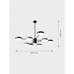 Люстра на штанге VER-1979-8 Люстра на штанге VER-1979-8