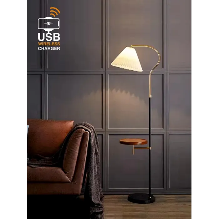 Напольная лампа с беспроводной зарядкой VER-9059 от ImperiumLoft