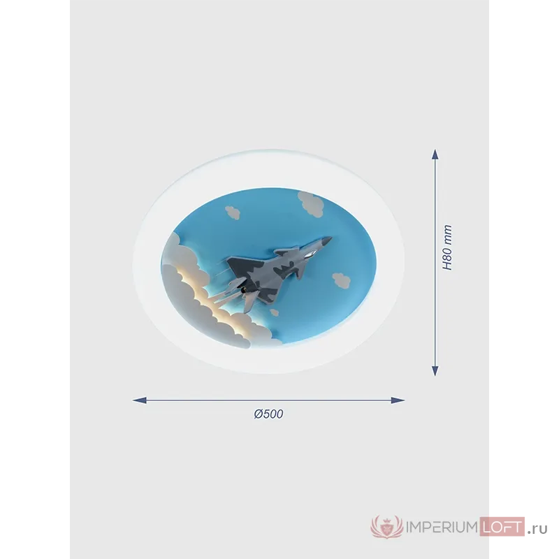 Детская потолочная люстра VER-6596-1 от ImperiumLoft