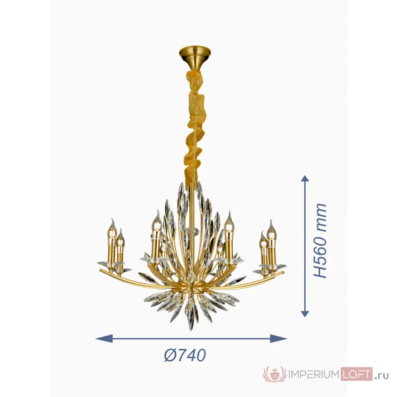 Подвесная люстра VER-95488-8 от ImperiumLoft