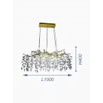 Подвесная люстра VER-7003-OV-10 от ImperiumLoft