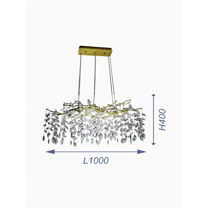 Подвесная люстра VER-7003-OV-10 от ImperiumLoft