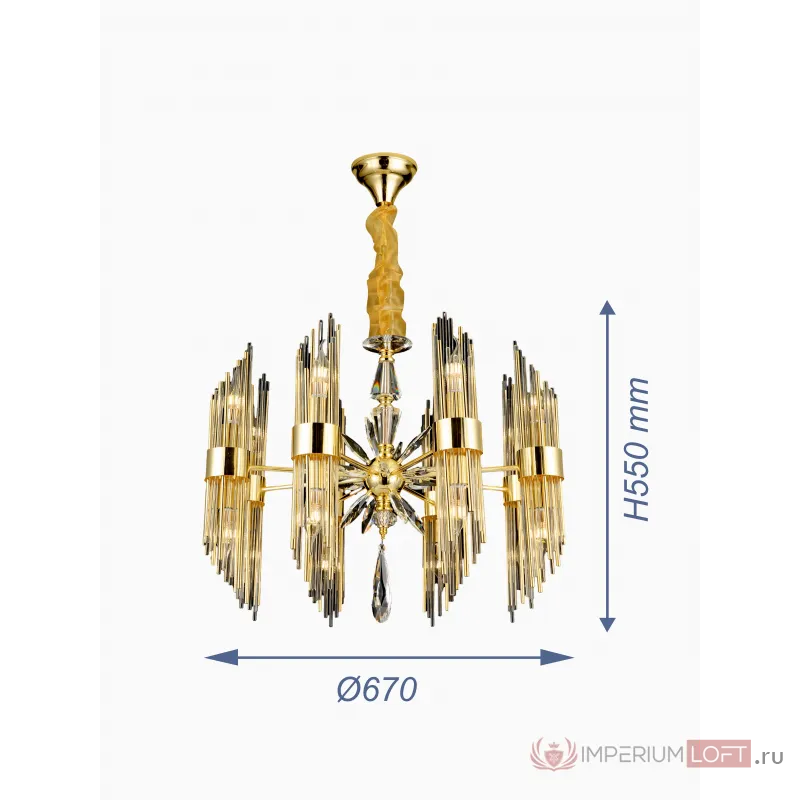 Подвесная люстра VER-GB95407-8 от ImperiumLoft