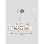 Подвесная люстра VER-2122-8+4 от ImperiumLoft
