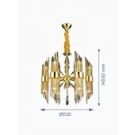Подвесная люстра VER-95195-10 от ImperiumLoft
