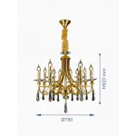 Подвесная люстра VER-95195-10 от ImperiumLoft