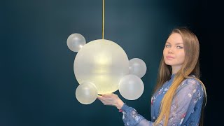 Видеообзор на подвесной светильник BUBBLE BOLLE BLS LAMP WHITE GLASS 6 ОТ IMPERIUMLOFT