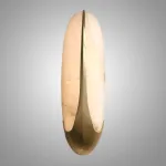 Настенный светильник Vesica Gold Искусственный мрамор с плавными формами плафона от VINSA