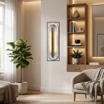 Настенный светильник Stone Embrace B с плафоном из мрамора от VINSA