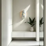 Настенный светильник Cloud Veil с мраморным плафоном от VINSA
