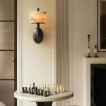 Настенный светильник Stacked Ring 3000К с мраморным плафоном от VINSA