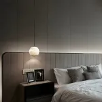 Подвесной светильник HENNEKE MARBLE Cloud Marble A с лифтом с лифтом с шарообразным плафоном из натурального мрамора