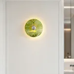 Настенный светильник Geode Glow Gold D20 с мраморным плафоном от VINSA
