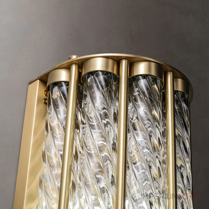Настенный светильник CASEY LIGHT P3 с фактурным плафоном из стекла от VINSA