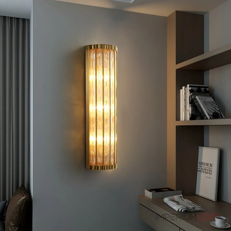 Настенный светильник CASEY LIGHT P3 с фактурным плафоном из стекла от VINSA