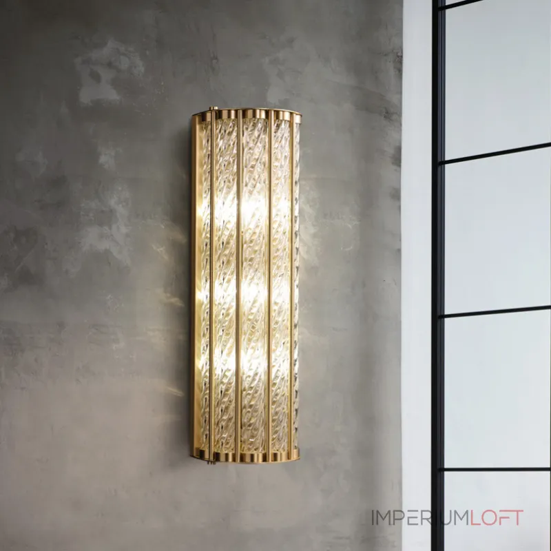 Настенный светильник CASEY LIGHT P3 с фактурным плафоном из стекла от VINSA