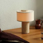 Настольная лампа Travertine Pillar на аккумуляторной батарее от Vinsa