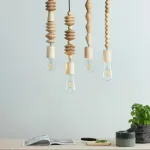 Подвесной светильник Tree Light C с деревянным декором от Vinsa