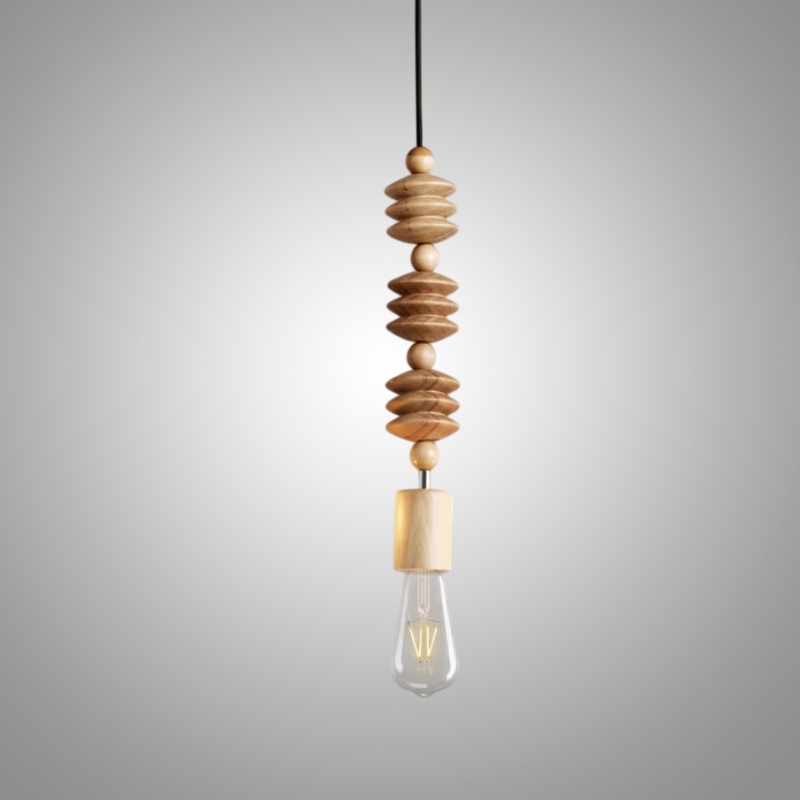 Подвесной светильник Tree Light D с деревянным декором от Vinsa Подвесной светильник Tree Light D с деревянным декором от Vinsa