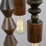 Подвесной светильник Tree Light E с деревянным декором от Vinsa