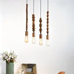 Подвесной светильник Tree Light E с деревянным декором от Vinsa