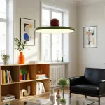 Подвесной светильник Amit Area Green с оригинальным плафоном от Vinsa