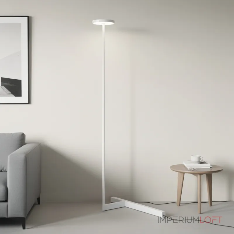 Торшер Sharp Edge White H100 лаконичной формы от Vinsa