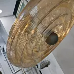 Подвесной светильник Concentric D45 с фактурным стеклянным плафоном от Vinsa