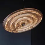 Подвесной светильник Concentric D45 с фактурным стеклянным плафоном от Vinsa
