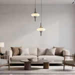 Подвесной светильник TERRA MARBLE C с плафоном из испанского мрамора от Vinsa
