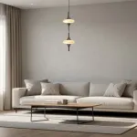 Подвесной светильник TERRA MARBLE B с плафоном из испанского мрамора от Vinsa