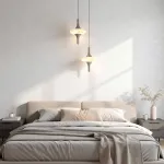 Подвесной светильник TERRA MARBLE C с плафоном из испанского мрамора от Vinsa