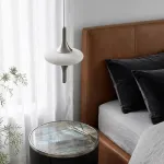 Подвесной светильник TERRA MARBLE A с плафоном из испанского мрамора от Vinsa