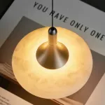 Подвесной светильник TERRA MARBLE A с плафоном из испанского мрамора от Vinsa