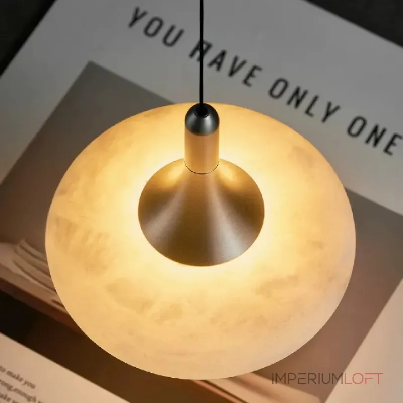 Подвесной светильник TERRA MARBLE A с плафоном из испанского мрамора от Vinsa