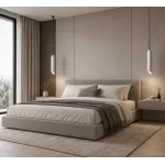 Подвесной светильник STRATA White с мраморным цилиндрическим плафоном от Vinsa