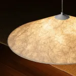 Подвесной светильник SALIN D60 из искусственного шелка от Vinsa