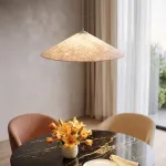 Подвесной светильник SALIN D60 из искусственного шелка от Vinsa