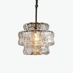 Подвесной светильник KARIOKA Transparent+Black