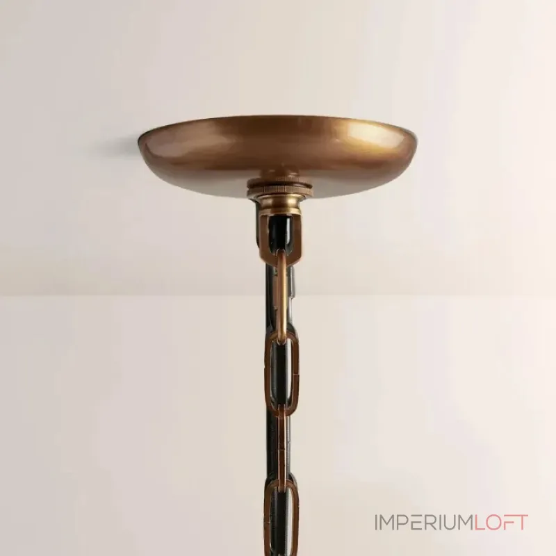 Подвесной светильник KARIOKA Grey+Bronze с изогнутыми подвесами из фактурного стекла от Vinsa